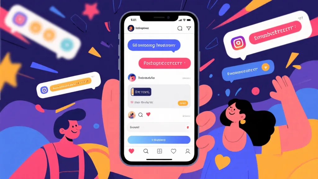 手机屏幕上的社交媒体讨论与球迷评论截图风格插画