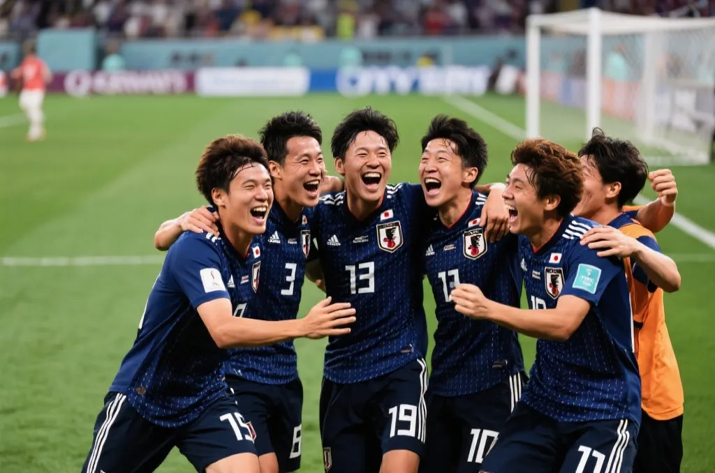 日本国家队赛场风采